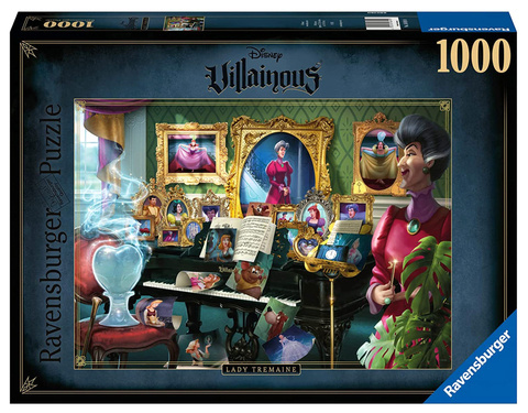 Puzzle 1000 el. Kopciuszek (Złoczyńcy Disneya - Macocha)