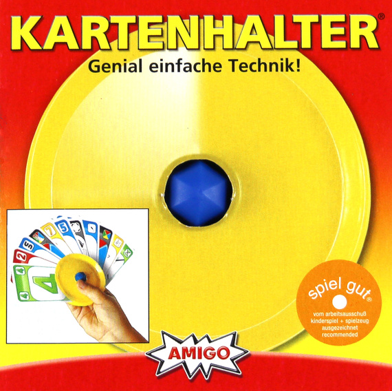 Trzymacz do kart (żółty)