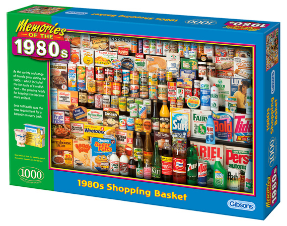 Puzzle 1000 el. Koszyk z zakupami (lata 80.)