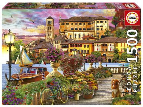 Puzzle 1500 el. Włoska promenada