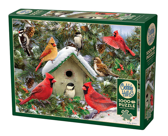 Puzzle 1000 el. Nadeszła zima