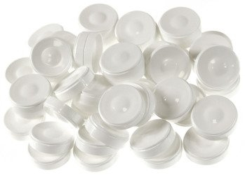 Pionki do warcabów małe - białe - pakiet 100 szt.