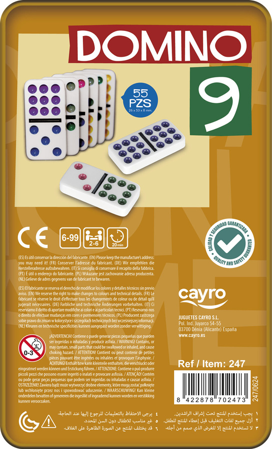Domino 9-oczkowe (247)