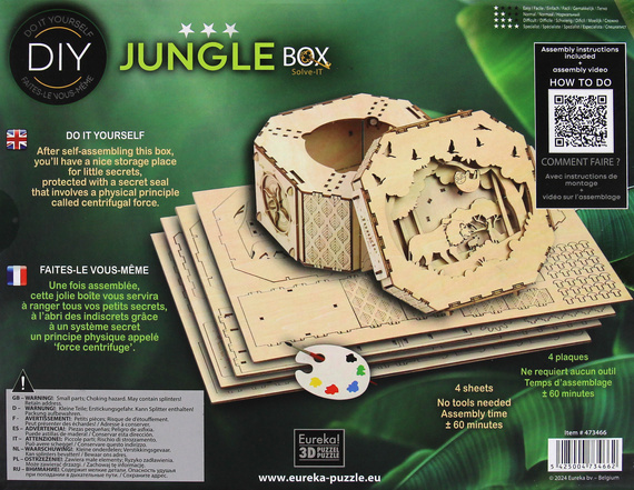 Łamigłówka TREASURE BOX - Jungle Secret (DIY) - poziom 3/4