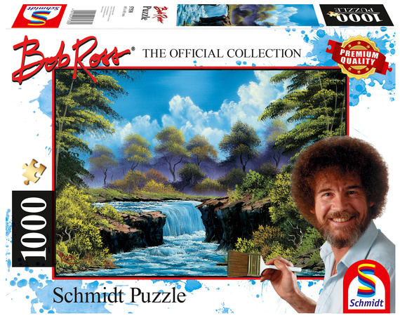 PQ Puzzle 1000 el. BOB ROSS Wodospad w dolinie