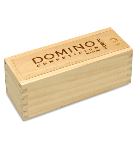 Domino 6-oczkowe (w drewnianym pudełku) (250)