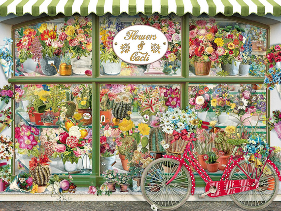 Puzzle 275 el. XL Kwiaciarnia