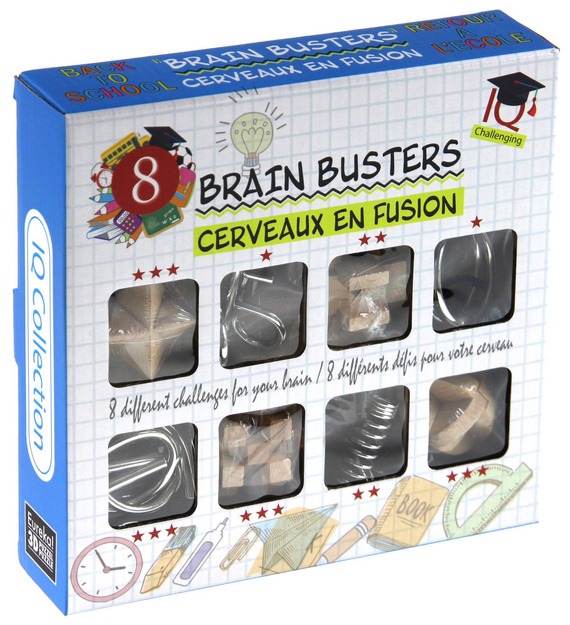 Łamigłówka Pogromcy Mózgu (Brain Busters) - 8 szt.