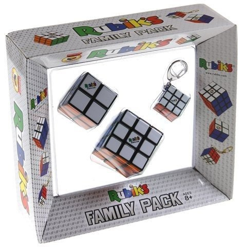 Kostka Rubika - Zestaw 3x3x3 + 2x2x2 + brelok 3x3x3 (Family Pack)
