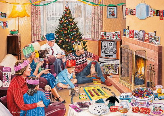 Puzzle 4 x 500 el. Magia świąt Bożego Narodzenia