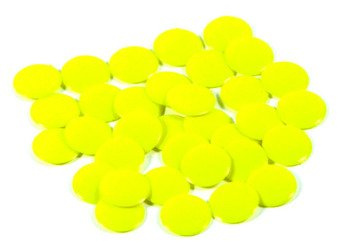 Żetony MAŁE (pchełki) - żółte - pakiet 100 szt.