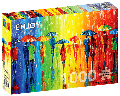 Puzzle 1000 el. Kiedy pada deszcz...