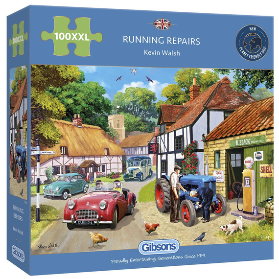 Puzzle 100 el. XXL Przegląd techniczny