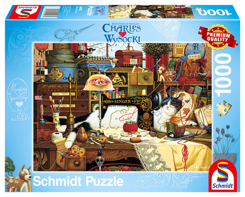 PQ Puzzle 1000 el. CHARLES WYSOCKI Maggie - Krawcowa