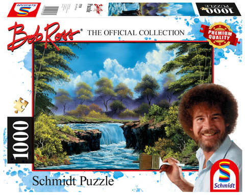 PQ Puzzle 1000 el. BOB ROSS Wodospad w dolinie