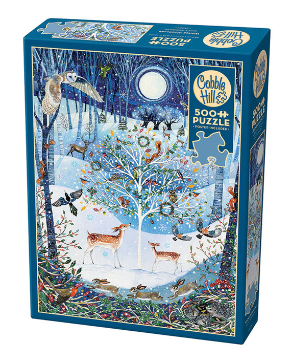 Puzzle 500 el. Zimowy las