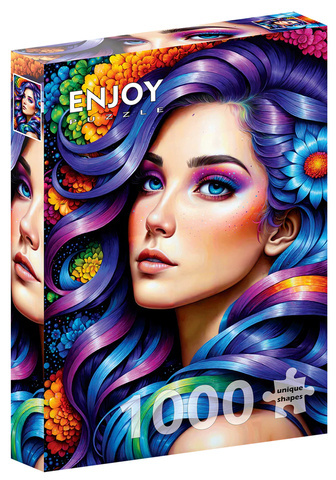 Puzzle 1000 el. Kolorowy portret