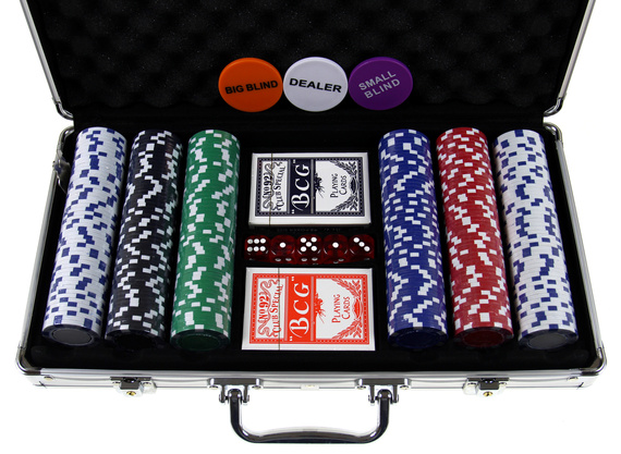 Żetony pokerowe 300 szt. 11.5 g (DR-300)