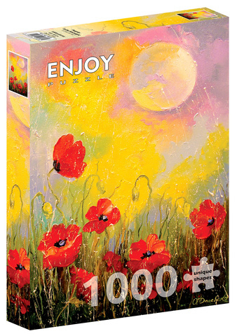 Puzzle 1000 el. Maki w świetle księżyca