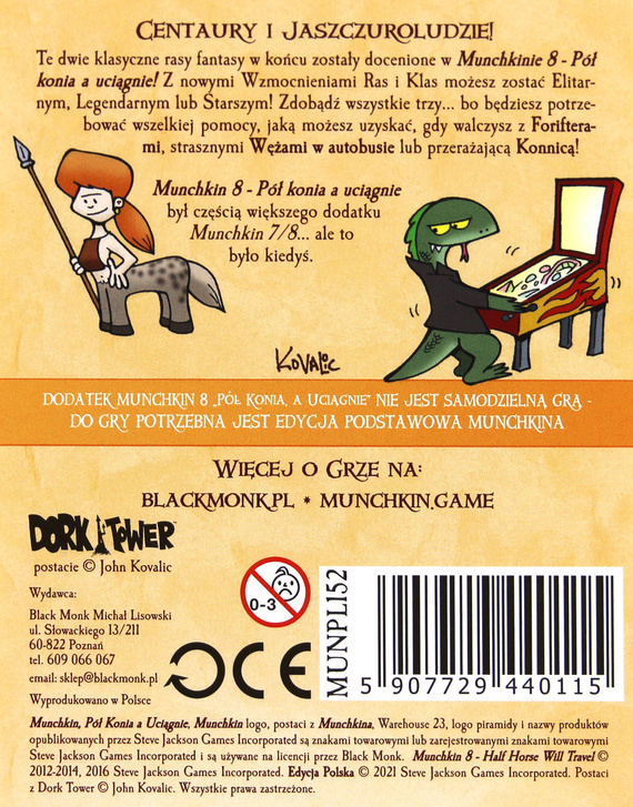 Munchkin 8 - Pół konia, a uciągnie