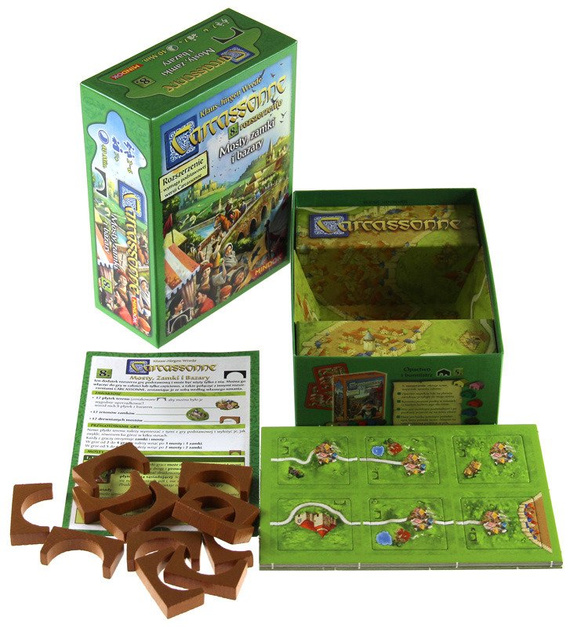 Carcassonne: 8. dodatek - Mosty, Zamki i Bazary (II edycja polska)
