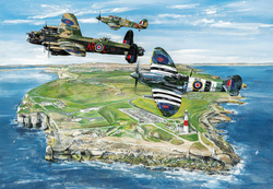 Puzzle 500 el. Skrzydła nad Portland / Anglia