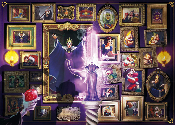 Puzzle 1000 el. Królewna Śnieżka (Złoczyńcy Disneya - Zła Królowa)