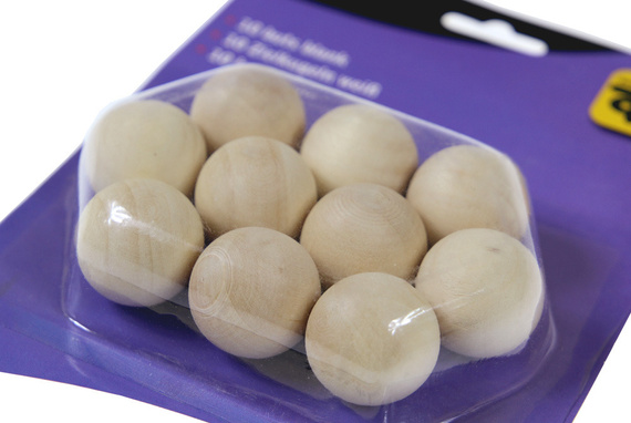 Boule (akcesoria) - świnki 10 szt. naturalne drewno (blister) (HG)