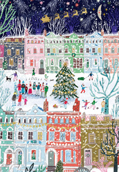 Puzzle 3 x 500 el. Boże Narodzenie w Londynie