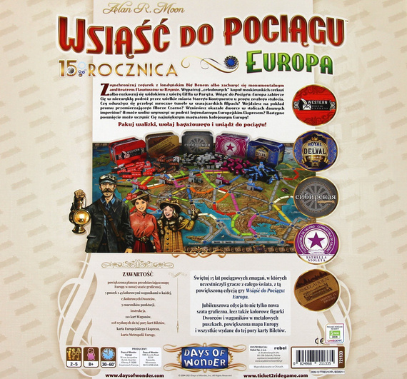Wsiąść do pociągu: Europa (wydanie jubileuszowe)