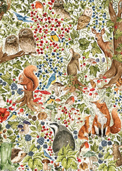 Puzzle 1000 el. Leśne zwierzęta