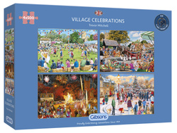 Puzzle 4 x 500 el. Wiejskie uroczystości