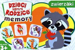 Dzieci kontra Rodzice - Memory zwierzaki