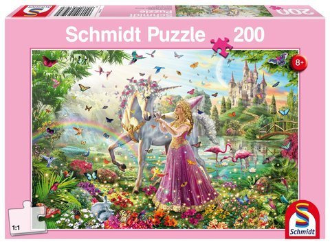 Puzzle 200 el. Księżniczka w zaczarowanym lesie OUTLET