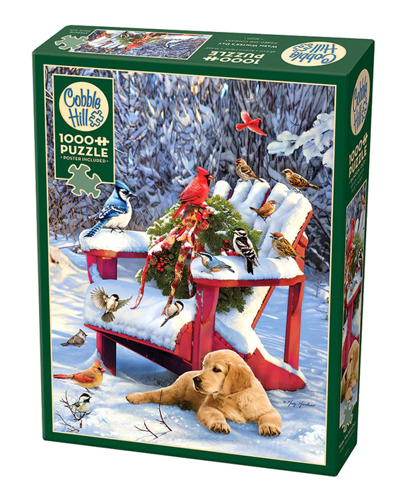 Puzzle 1000 el. Ciepły zimowy dzień