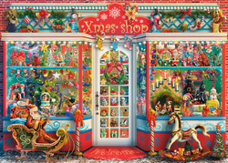 Puzzle 1000 el. Świąteczny sklep