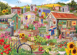 Puzzle 1000 el. Ogródki działkowe