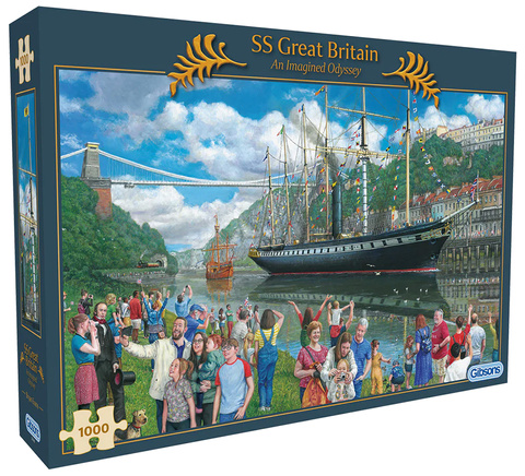 Puzzle 1000 el. Statek SS Great Britain