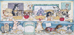Puzzle 636 el. Opowieść o dwóch pubach z frytkami (panorama)