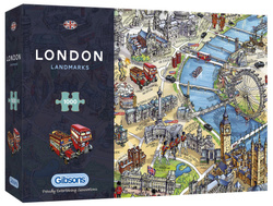 Puzzle 1000 el. Zabytki Londynu