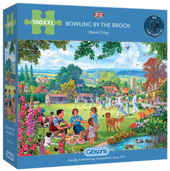 Puzzle 100 el. XXL Kręgle nad potokiem