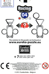 Łamigłówka druciana RACING nr 04 - poziom 1/4