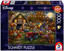 PQ Puzzle 1000 el. THOMAS KINKADE Myszka Miki & Minnie Festiwal dyni (Disney) OUTLET