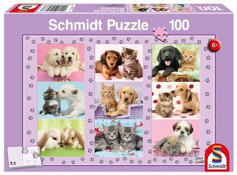 Puzzle 100 el. Przyjaciele