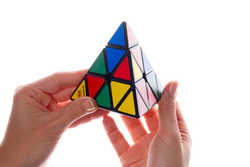 Pyraminx - łamigłówka Recent Toys - poziom 3/5