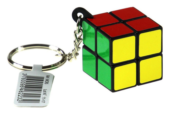 Brelok do kluczy z kolorową kostką 2x2x2 (standard)