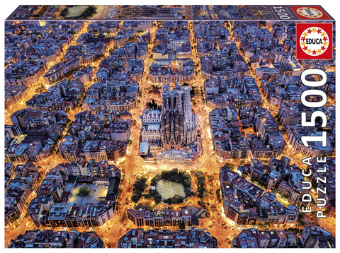 Puzzle 1500 el. Barcelona / Hiszpania