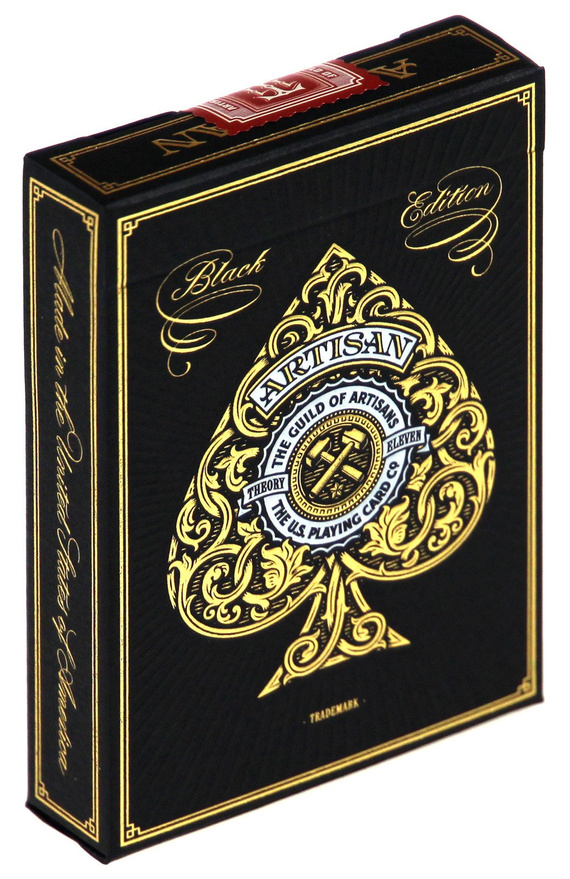 Karty Artisan (czarne) (Premium) (Bicycle)