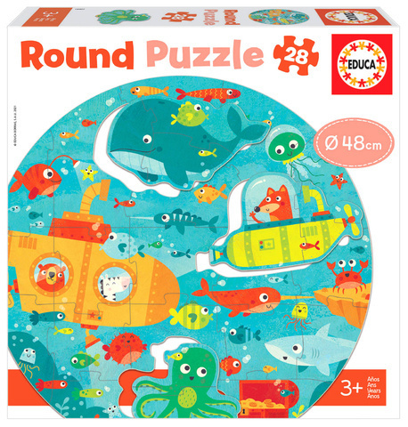 Puzzle 28 el. Pod wodą (okrągłe) OUTLET