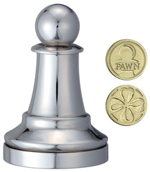 Seria Szachy (Silver) - Łamigłówka Cast Pawn (Pion)